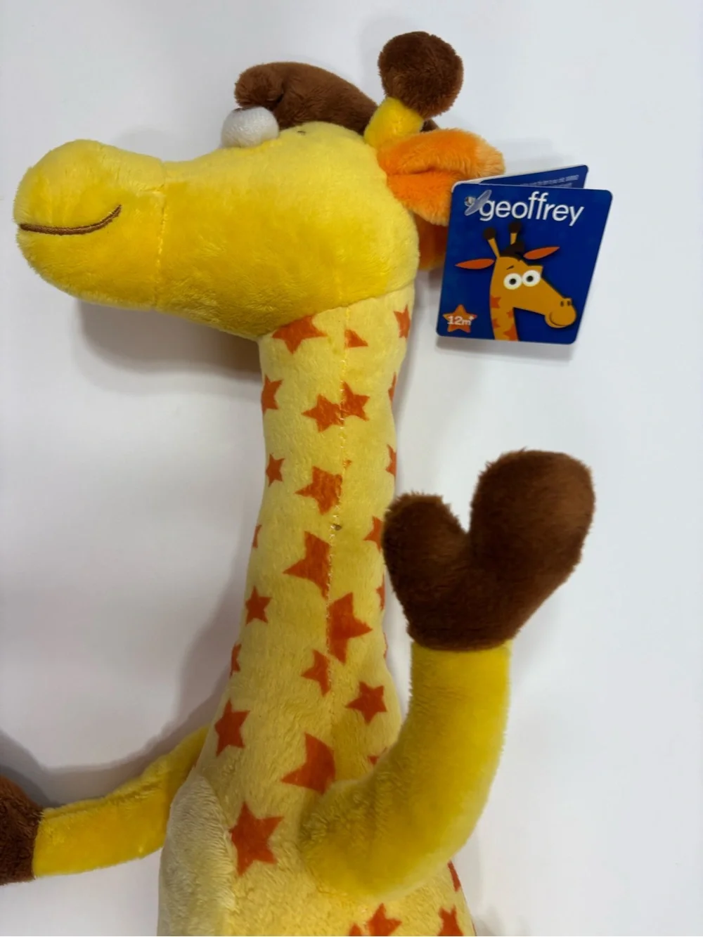 Geoffrey Yellow Star Giraffe Plush Toy